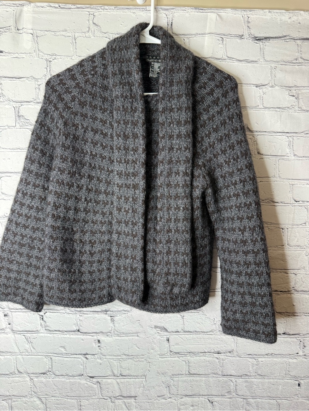 Theory Bergdorf Goodman wool cashmere blend cardigan size medium